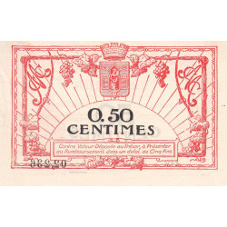Montpellier - Pirot 85-16 - 50 centimes - Série 119 - 11/10/1917 - Etat : SUP