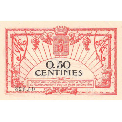 Montpellier - Pirot 85-20 - 50 centimes - Série 176 - 17/07/1919 - Etat : SUP+