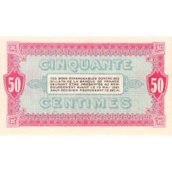 Moulins et Lapalisse - Pirot 86-1 - 50 centimes - Série 107 - 12/05/1916 - Etat : NEUF
