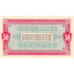 Moulins et Lapalisse - Pirot 86-1 - 50 centimes - Série 118 - 12/05/1916 - Etat : SPL