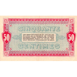 Moulins et Lapalisse - Pirot 86-1 - 50 centimes - Série 130 - 12/05/1916 - Etat : TTB+