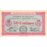 Moulins et Lapalisse - Pirot 86-15 - 50 centimes - Série 289 - 09/01/1920 - Etat : TB