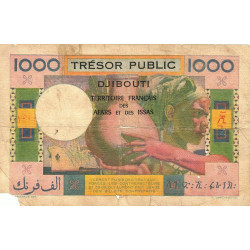 Djibouti - Pick 32 - 1'000 francs - 1974 - Etat : AB