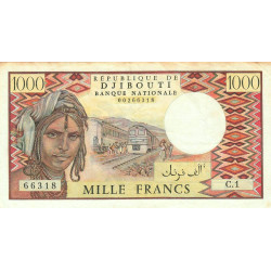 Djibouti - Pick 37a - 1'000 francs - Série C.1 - 1979 - Etat : TB+