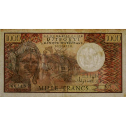 Djibouti - Pick 37a - 1'000 francs - Série C.1 - 1979 - Etat : TB+