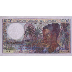 Comores - Pick 11a - 1'000 francs - Série P.1 - 1984 - Etat : TTB