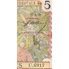 AOF - Pick 21_2d - 5 francs - 27/04/1939 - Etat : AB