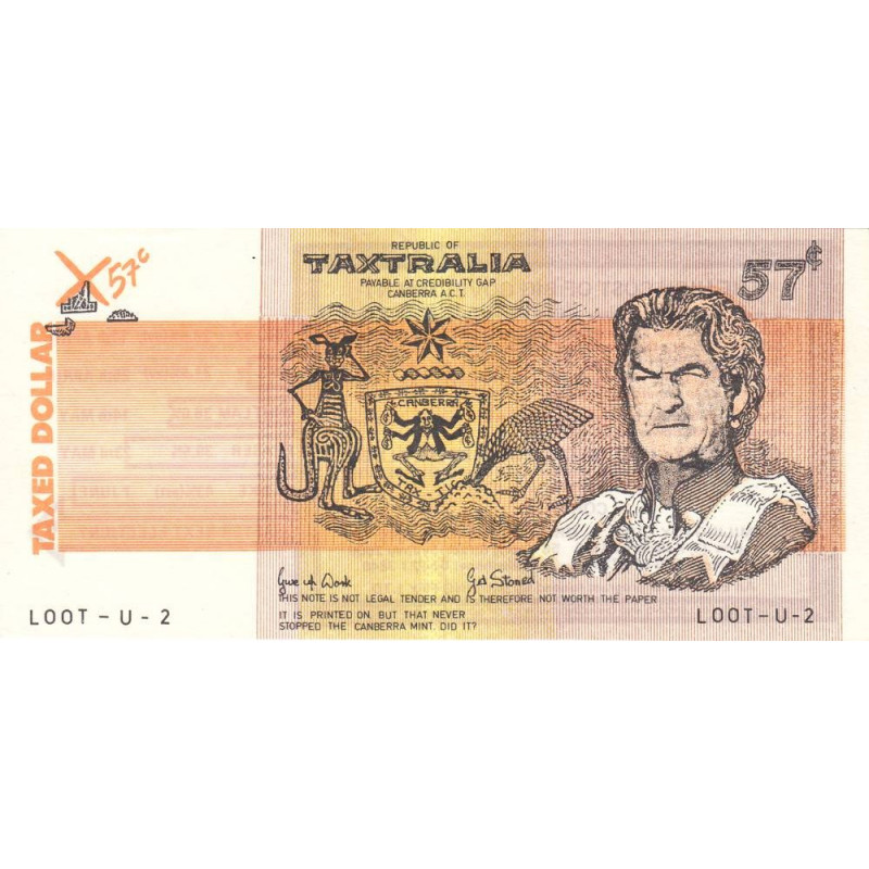 Australie - Taxtralia - 57 cents - 1985 - Etat : SPL