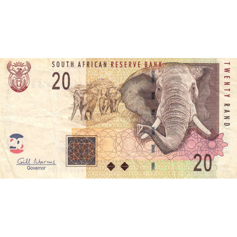 Afrique du Sud - Pick 129b - 20 rand - 2009 - Etat : TB+