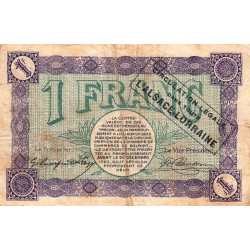 Belfort - Pirot 23-50 - 1 franc - Série 26 - 21/12/1918 - Etat : TB-