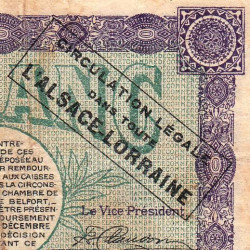 Belfort - Pirot 23-50 - 1 franc - Série 26 - 21/12/1918 - Etat : TB-