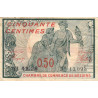 Béziers - Pirot 27-25 variété - 50 centimes - Série YI 42.28 - 18/10/1919 - Etat : TB