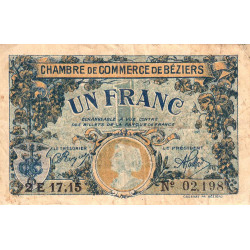 Béziers - Pirot 27-34 - 1 franc