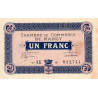 Nancy - Pirot 87-5 - 1 franc - Série KK - 07/12/1915 - Etat : TTB