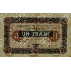 Nancy - Pirot 87-17 - 1 franc - Série 8F - 01/12/1917 - Etat : TTB+
