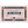 Nancy - Pirot 87-19 - 1 franc - Série 10C - Sans date (1918) - Etat : TTB