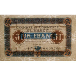 Nancy - Pirot 87-21 - 1 franc - Série 11V - 01/09/1918 - Etat : SPL