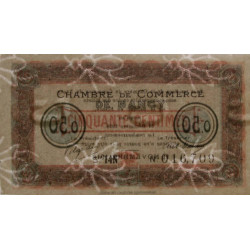 Nancy - Pirot 87-22 - 50 centimes - Série 14N - 11/11/1918 - Etat : SUP