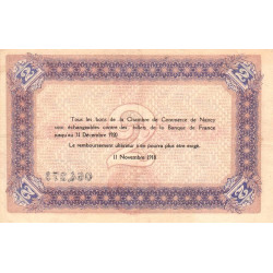 Nancy - Pirot 87-25 - 2 francs - Série A - 11/11/1918 - Etat : TTB+
