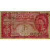 Territ. Anglais des Caraïbes - Pick 7c - 1 dollar - 02/01/1964 - Etat : TB+
