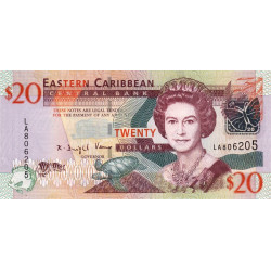 Etats de l'Est des Caraïbes - Pick 49 - 20 dollars - 2008 - Etat : NEUF