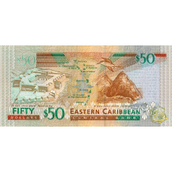 Etats de l'Est des Caraïbes - Pick 50 - 50 dollars - Série SC - 2008 - Etat : NEUF