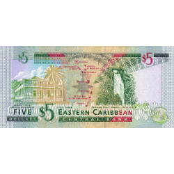 Caraïbes Est - Montserrat - Pick 42m - 5 dollars - Série A - 2003 - Etat : NEUF