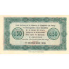 Nancy - Pirot 87-28 - 50 centimes - Série 12I - 01/12/1918 - Etat : SPL+
