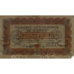 Nancy - Pirot 87-31 - 50 centimes - Série 16E - 01/04/1919 - Etat : B+