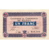 Nancy - Pirot 87-39 - 1 franc - Série 18Q - 01/01/1920 - Etat : TTB