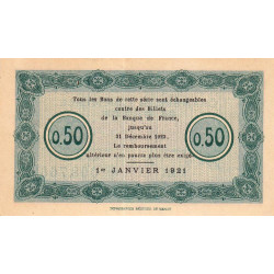 Nancy - Pirot 87-47 - 50 centimes - Série 31S - 01/01/1921 - Etat : SPL