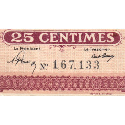 Nancy - Pirot 87-56 - 25 centimes - Sans date - Etat : TTB