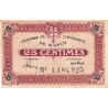 Nancy - Pirot 87-57 - 25 centimes - Sans date - Etat : TTB-