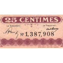 Nancy - Pirot 87-61b - 25 centimes - Sans date - Etat : SUP à SPL