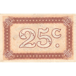Nancy - Pirot 87-62 - 25 centimes - Sans date - Etat : TTB