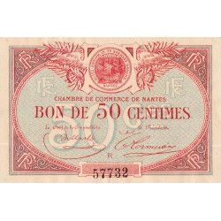 Nantes - Pirot 88-13 - 50 centimes - Série R - Sans date - Etat : SUP