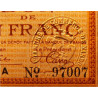 Narbonne - Pirot 89-2 - 1 franc - Série A - 22/07/1915 - Etat : NEUF