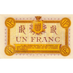 Narbonne - Pirot 89-6 - 1 franc - Série D - 04/11/1915 - Etat : SUP+