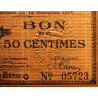 Narbonne - Pirot 89-9 - 50 centimes - Série G - 14/12/1916 - Etat : SPL