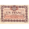 Narbonne - Pirot 89-28 - 1 franc - Série R.X.A. - 27/03/1921 - Etat : SUP