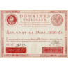 Assignat 11a - 2000 livres - 29 septembre 1790 - Série A - Etat : SUP