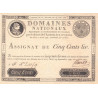 Assignat 16a - 500 livres - 19 juin 1791 - Etat : SUP