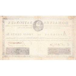 Assignat 18a - 300 livres - 19 juin et 12 septembre 1791 - Série E - Etat : SUP