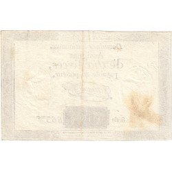 Assignat 36a-v1a (variété) - 10 livres - 24 octobre 1792 - Série 863 - Filigrane inversé - Etat : TTB