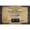 Assignat 36a-v1a- 10 livres - Filigrane inversé - 24 octobre 1792 - Série 863 - Etat : TTB