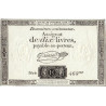 Assignat 36a-v1c (variété) - 10 livres - 24 octobre 1792 - Série 468 - Filigrane inversé - Etat : SUP