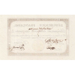 Assignat vérificateur 45v - 250 livres - 7 vendémiaire an 2 - Sign. 3 - Série 1078 - Etat : SPL