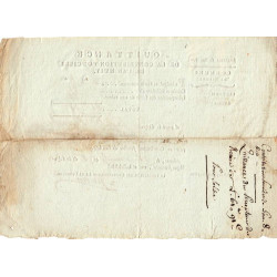 Gard - Nimes - Consulat - Contribution mobiliaire 1800 - 61 francs - Etat : TTB+