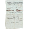Lot-et-Garonne - Sérignac - Louis XVIII 1ère Rest. - 1814 - Récipissé - 41 fr. 15 centimes - Etat : SUP