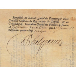 Paris - Louis XIV - Emprunt royal de 1697 - Denier 18 - Etat : SUP